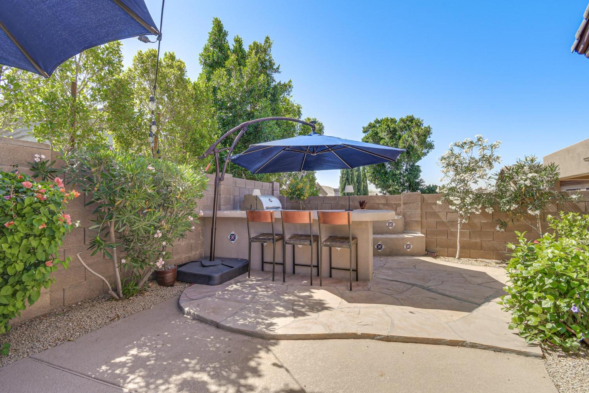 Covered Patio And Amenities